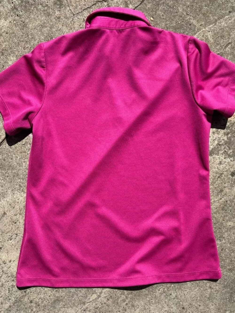 Lady Hagen Women’s Magenta Short Sleeve Polo Top Small - Picture 5 of 5